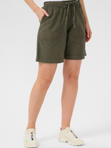 Loosefit Pantaloni 'Naya Liah' di Kaffe in verde: frontale
