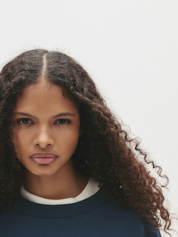 Pull&Bear Tréning póló - kék