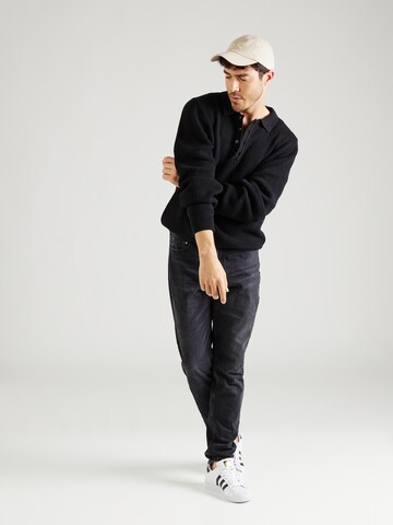 ABOUT YOU x Jaime Lorente Sweater 'Dominic' in Black