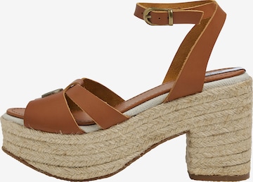 Pepe Jeans Sandals 'Taffy Day' in Brown: front