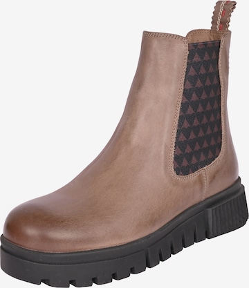 Crickit Chelsea boots in Bruin: voorkant