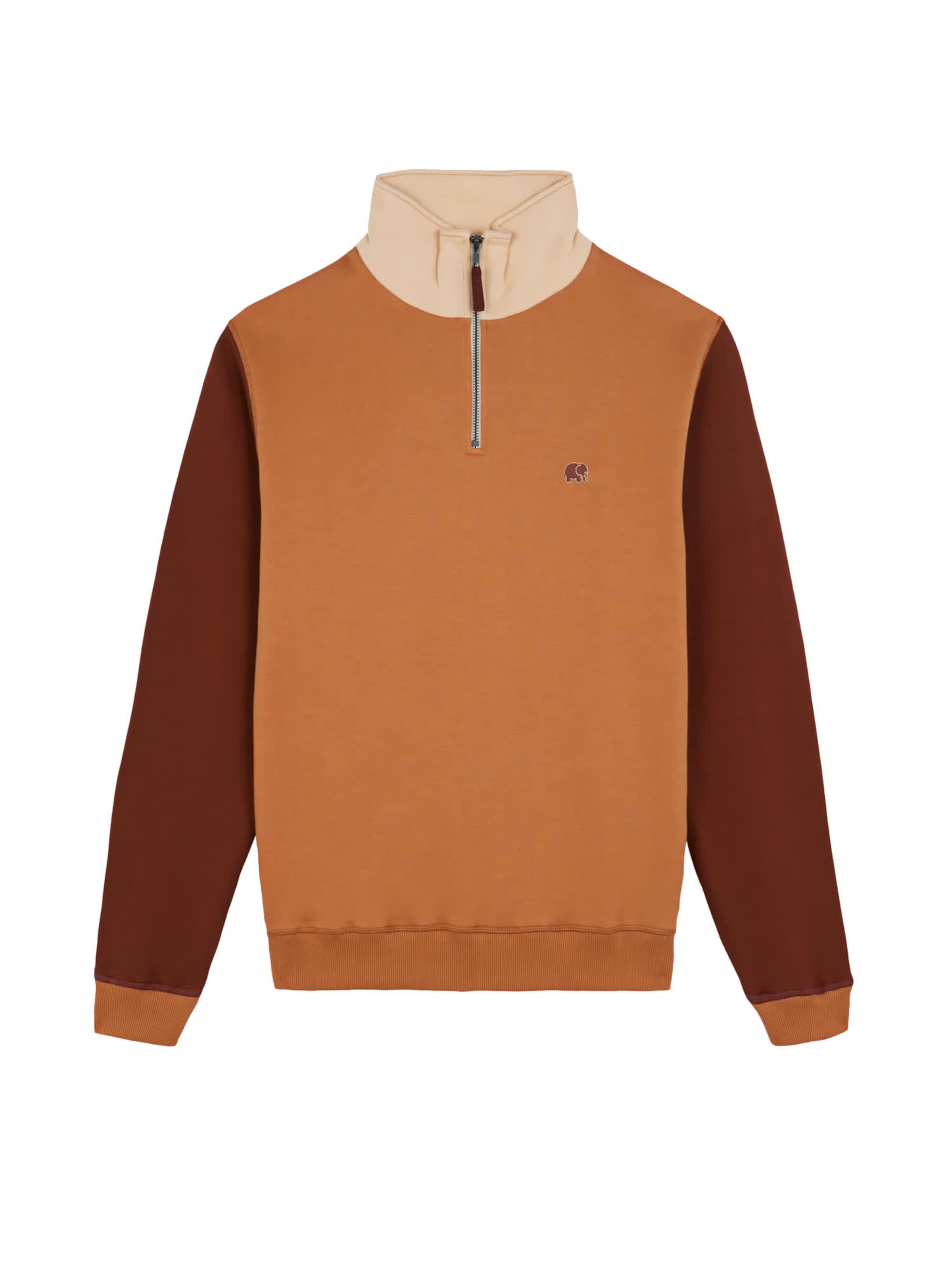 Trendsplant Sweatshirt in Braun: Vorderseite