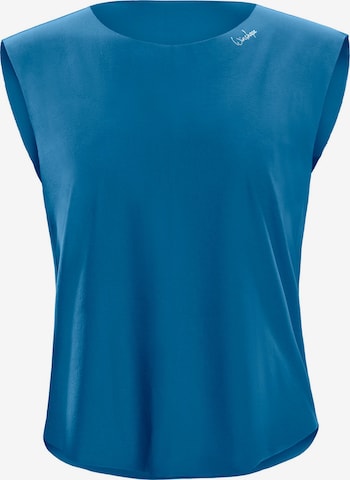 Haut de sport 'AET114LS' Winshape en bleu : devant