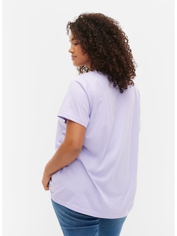 Zizzi Shirts 'VDAVE' i lilla