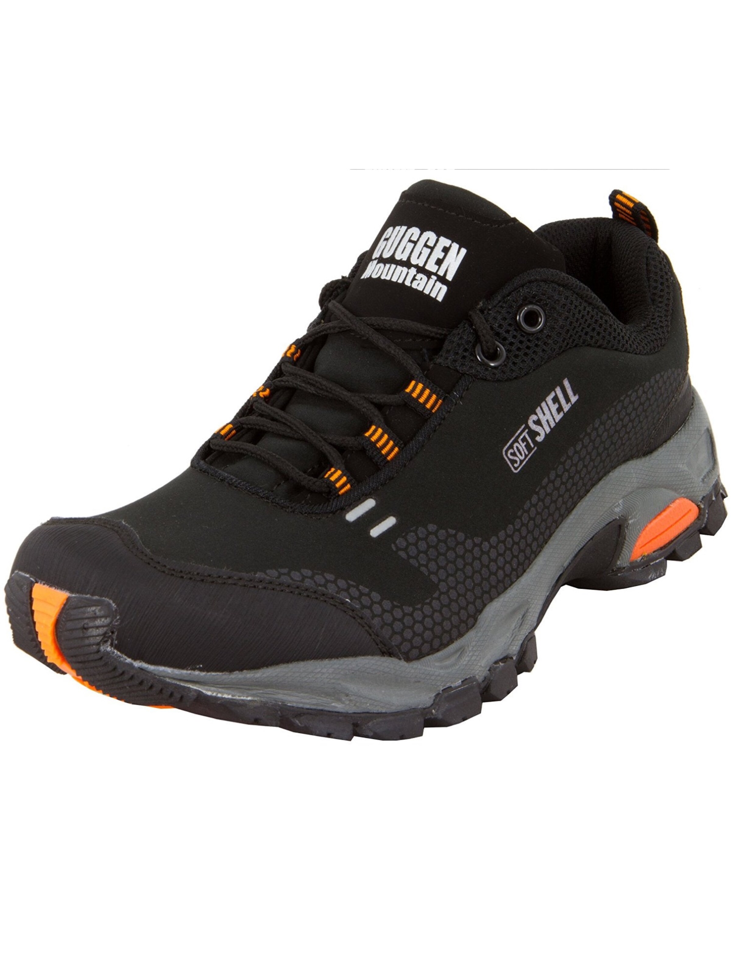 Guggen Mountain Athletic lace-up shoe in Orange: front
