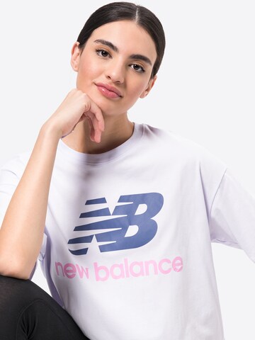 new balance Oversized tričko – šedá