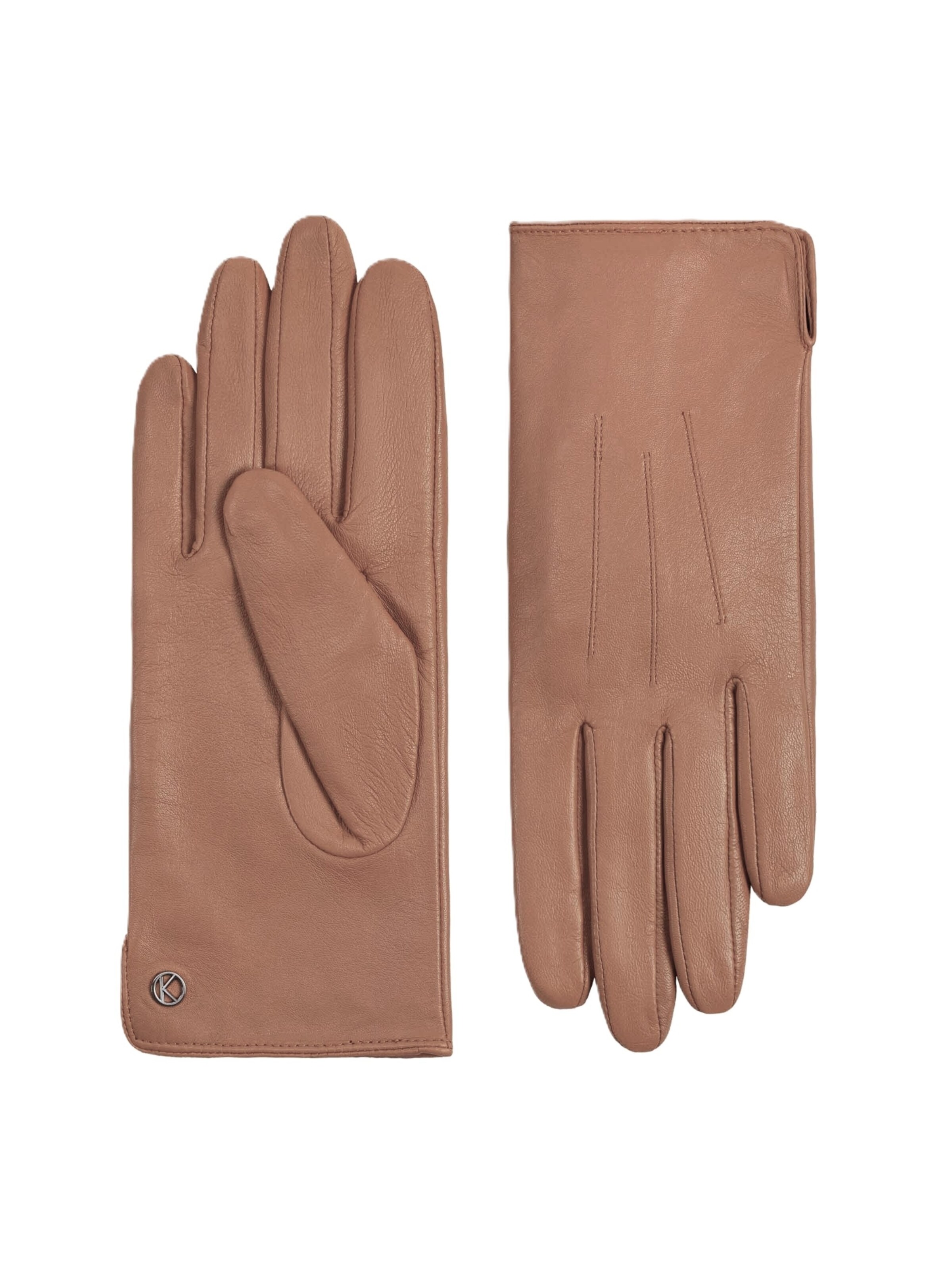 KESSLER Full Finger Gloves in Beige