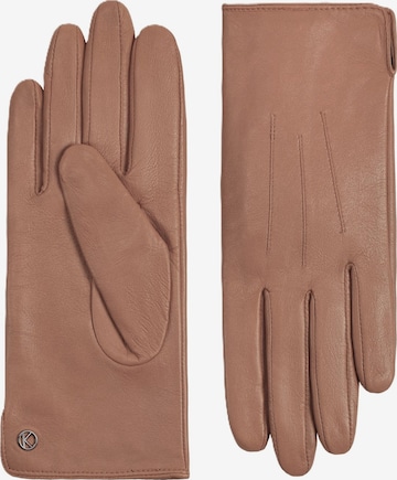 KESSLER Full Finger Gloves in Beige