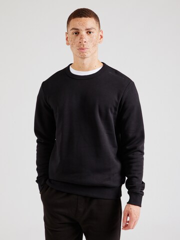 4F Sportsweatshirt in Schwarz: Vorderseite