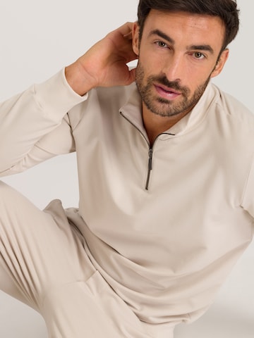 Sweat-shirt ' Living Natural ' Hanro en beige