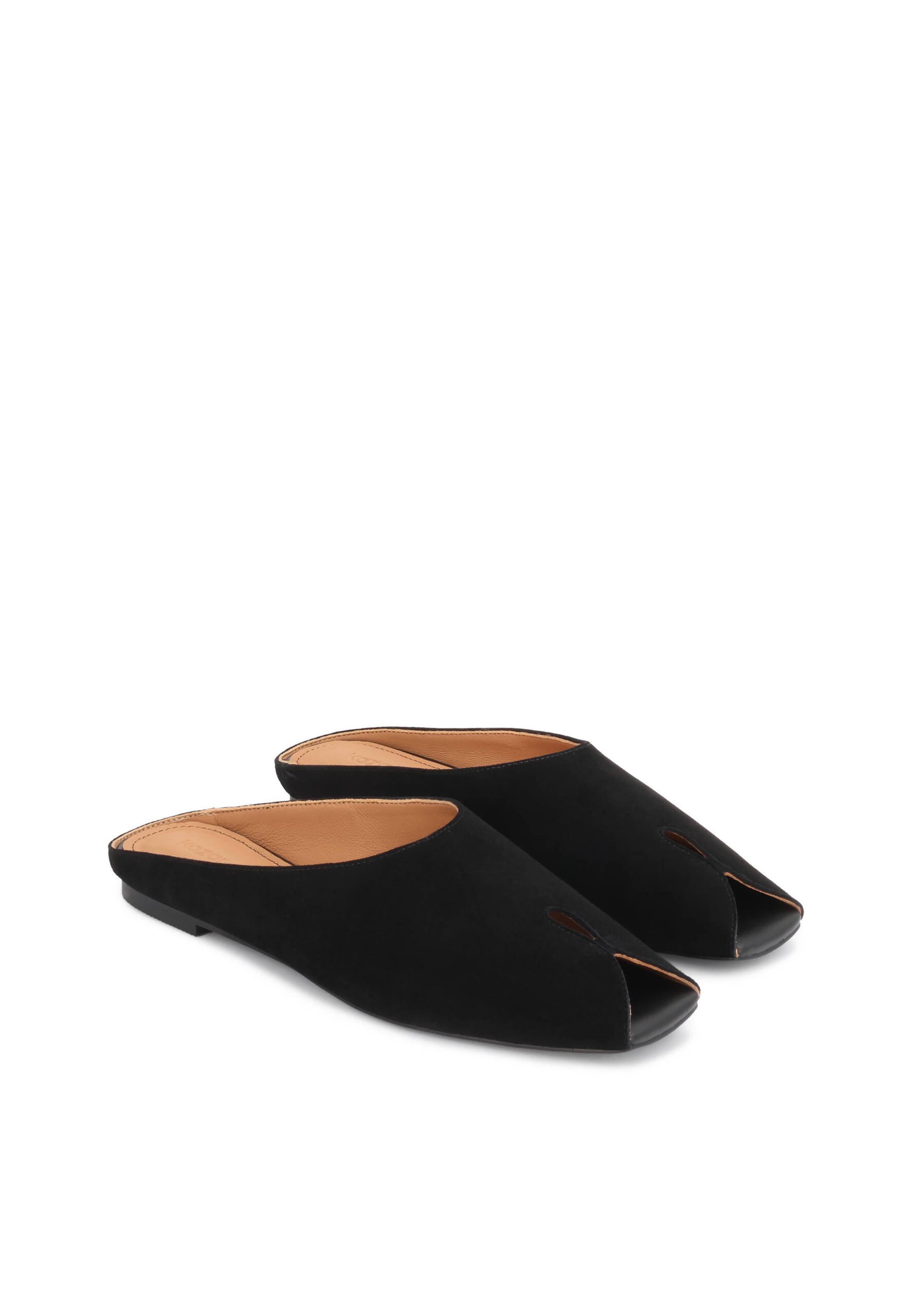 Slipper di Kazar in nero