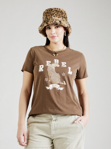 ONLY Carmakoma Shirt 'CARMIKO' in Brown: front