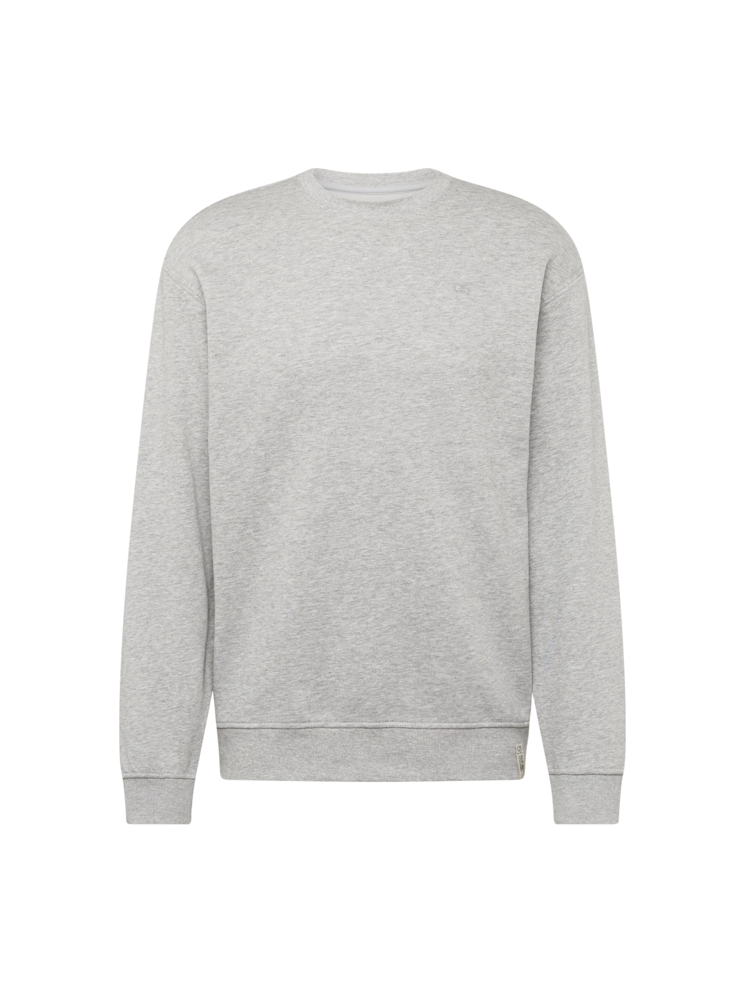 QS Sweatshirt i grå: forside