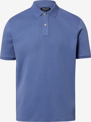 Andrew James Poloshirt in Blau: Vorderseite