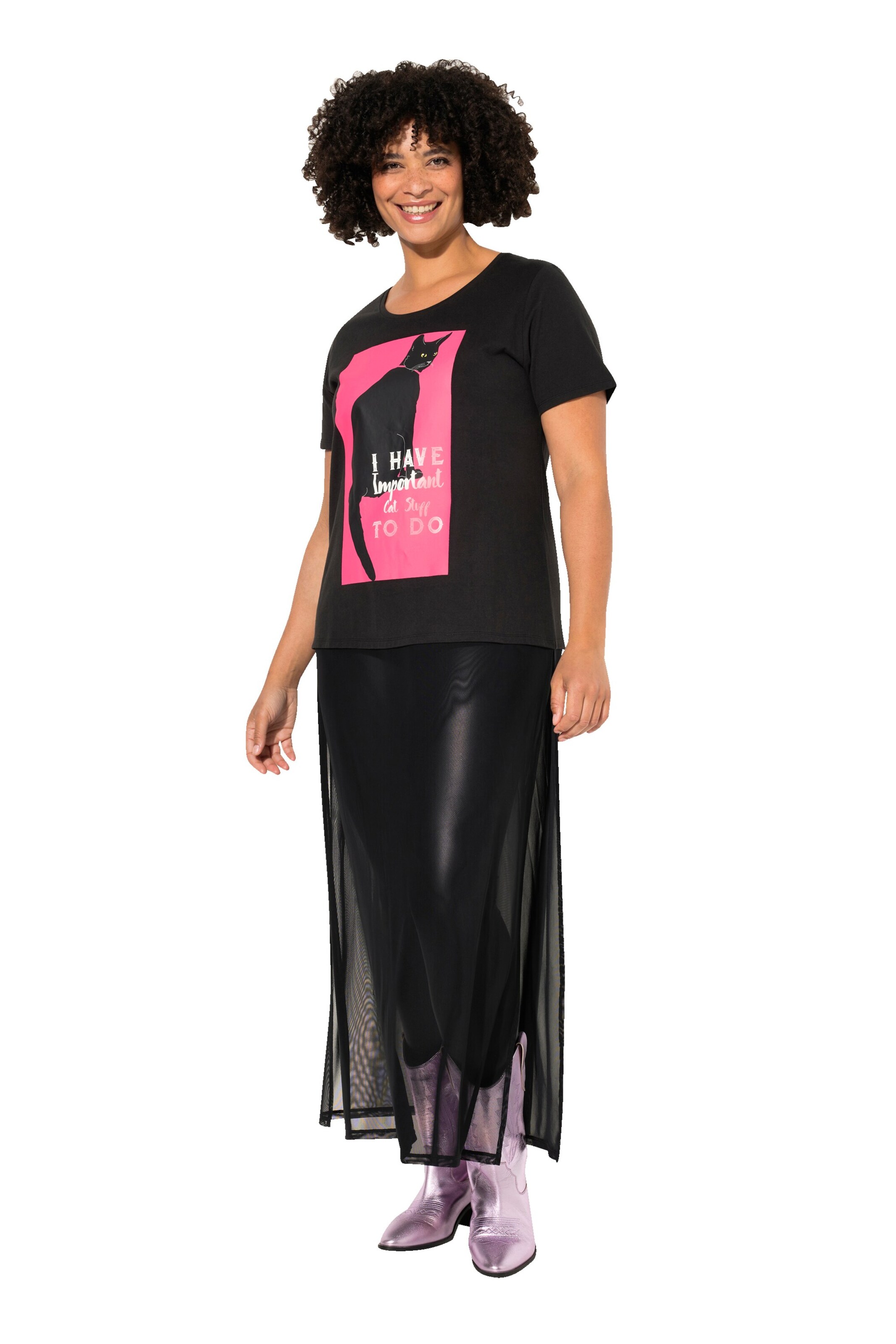 Angel of Style Shirt in Schwarz: Vorderseite