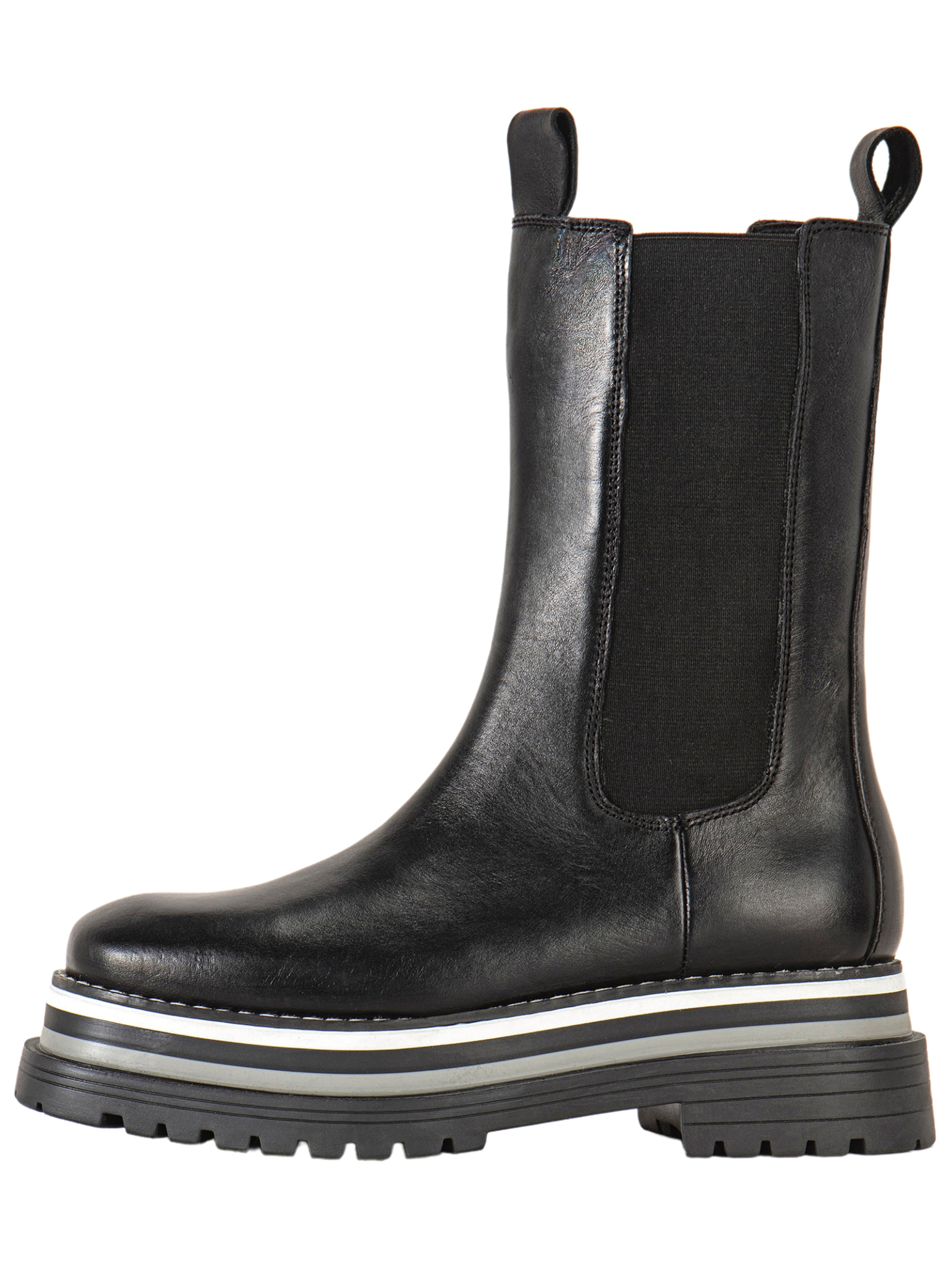 INUOVO Chelsea Boots in Schwarz 