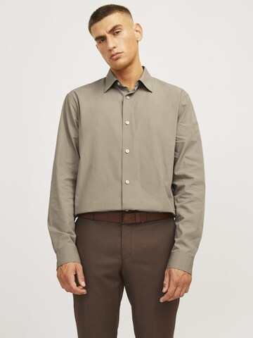 JACK & JONES Comfort Fit Skjorte i grå: forside