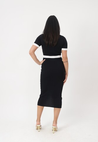Abito in maglia di Elara in nero