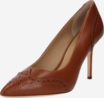 Lauren Ralph Lauren Pumps 'LYNDEN' in Bruin: voorkant