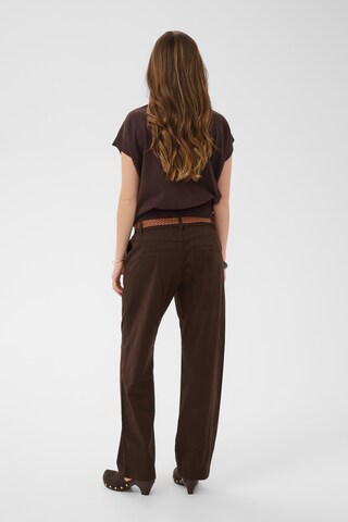 Cream Regular Pants 'CRLorraine' in Brown