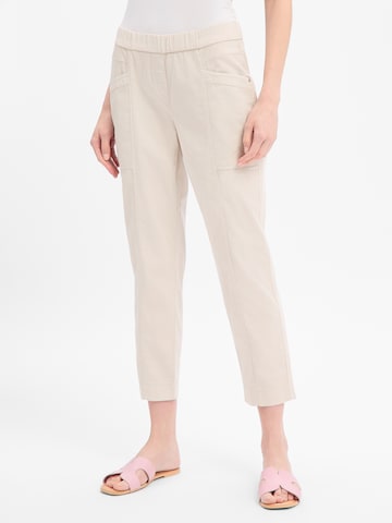 TONI Pleat-Front Pants ' Sue ' in Beige: front