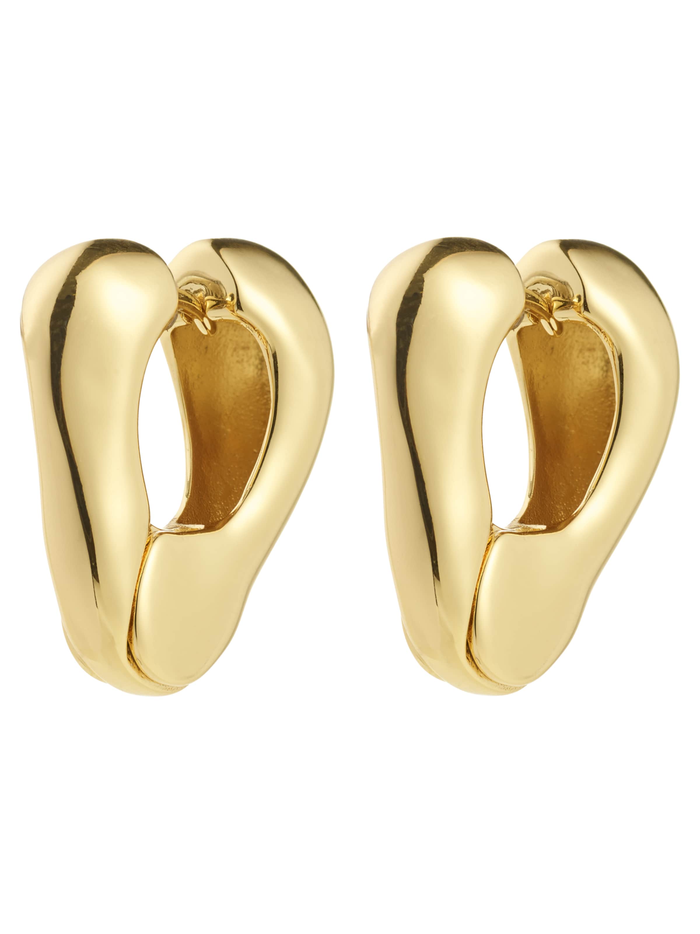 Pilgrim Kõrvarõngas 'Free', värv Kuld: eest vaates