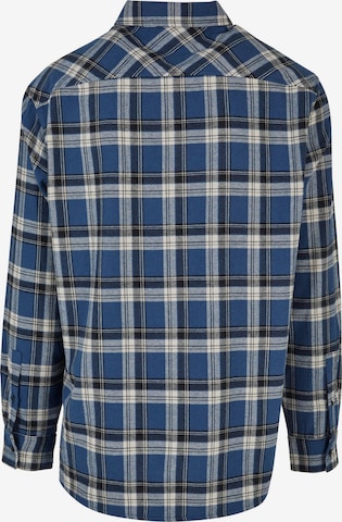 Urban Classics Regular fit Button Up Shirt 'Lake' in Blue