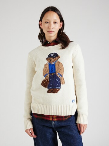 Polo Ralph Lauren Sweter w kolorze beżowy: przód