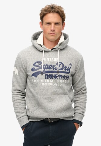 Superdry Sweatshirt in Grau: Vorderseite