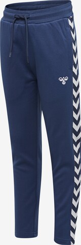 Tapered Pantaloni sportivi 'Kick' di Hummel in blu