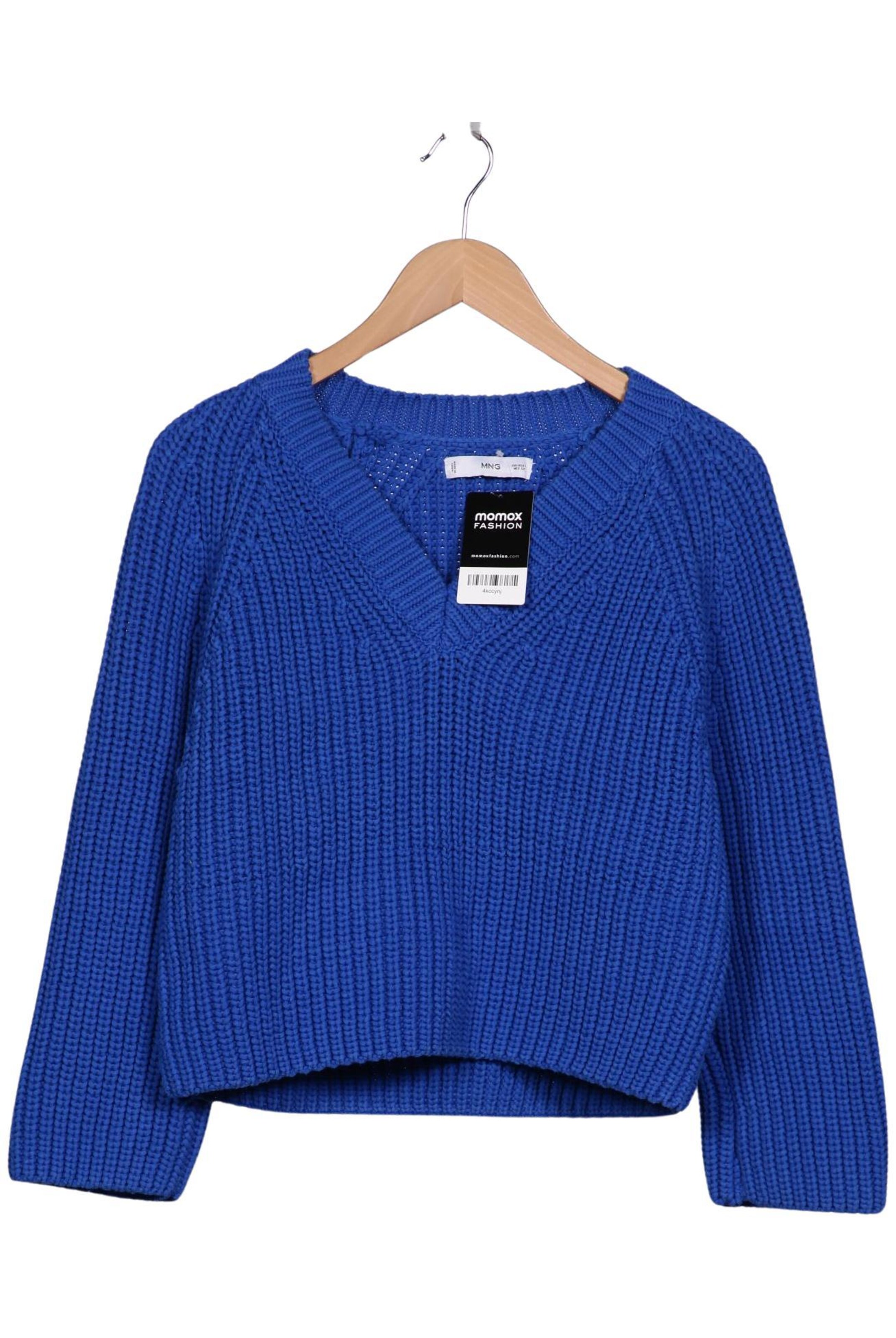MANGO Sweater & Cardigan in S in Blue: front