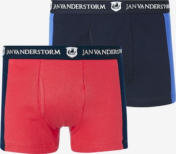 Jan Vanderstorm 2er Pack Retroshort ' Jerk ' in Blau: predná strana