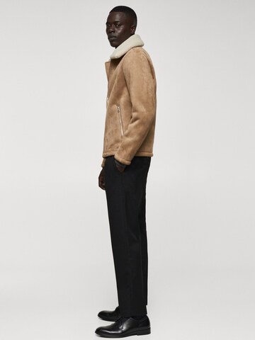 MANGO MAN Between-Season Jacket 'Martin' in Brown