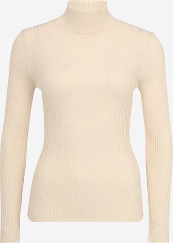 Selected Femme Petite Sweater 'Costina' in Beige: front