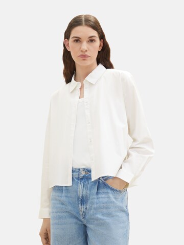 TOM TAILOR - Blusa en blanco