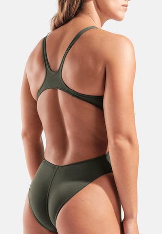 ARENA - Bustier Traje de baño 'SWIM TECH SOLID' en verde