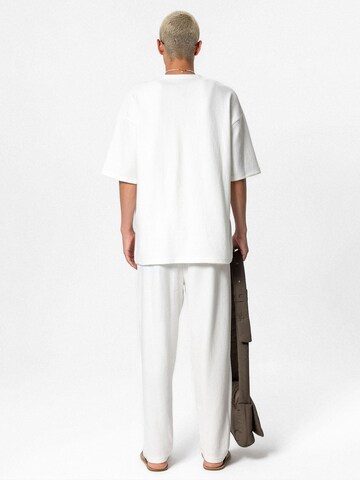 Loosefit Pantalon 'Foxglove' VAMOS CLO en blanc