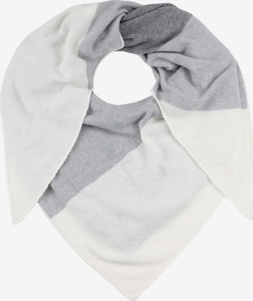 Foulard Zwillingsherz en gris : devant