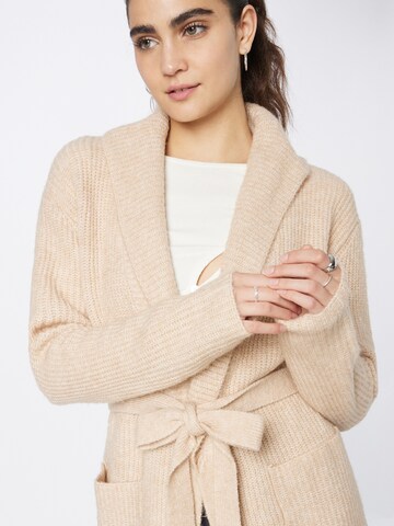 ABOUT YOU Knit cardigan 'Fabrice' in Beige
