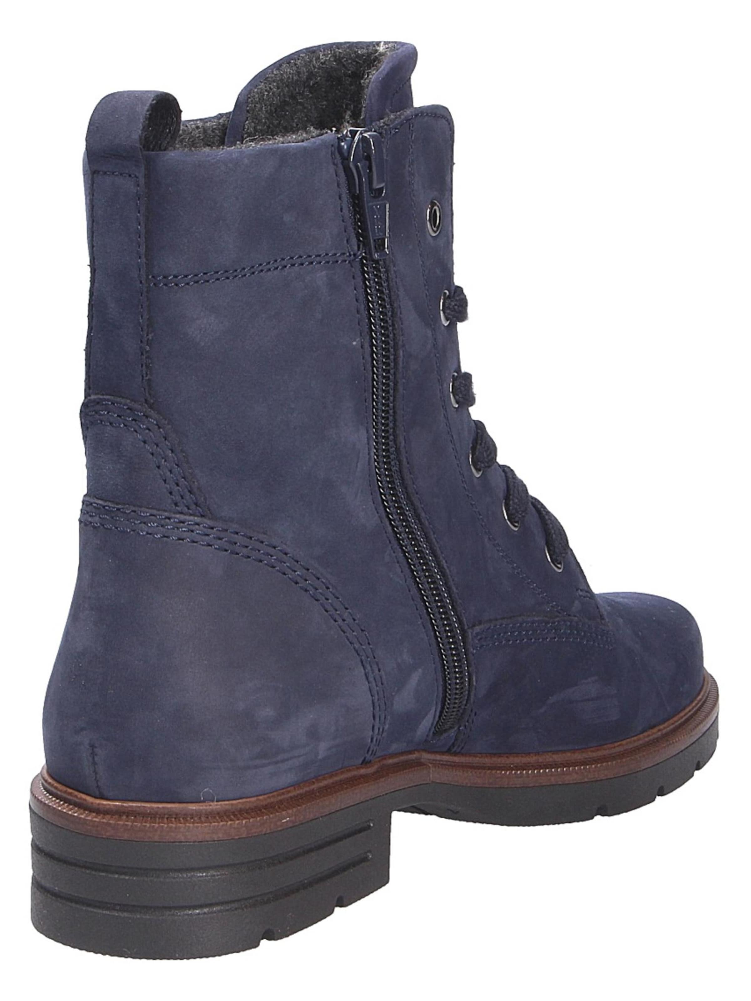 GABOR Lace-Up Boots in Blue