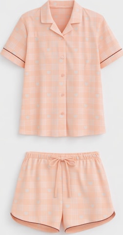 LEAFLETIC - Pijama en naranja: frente