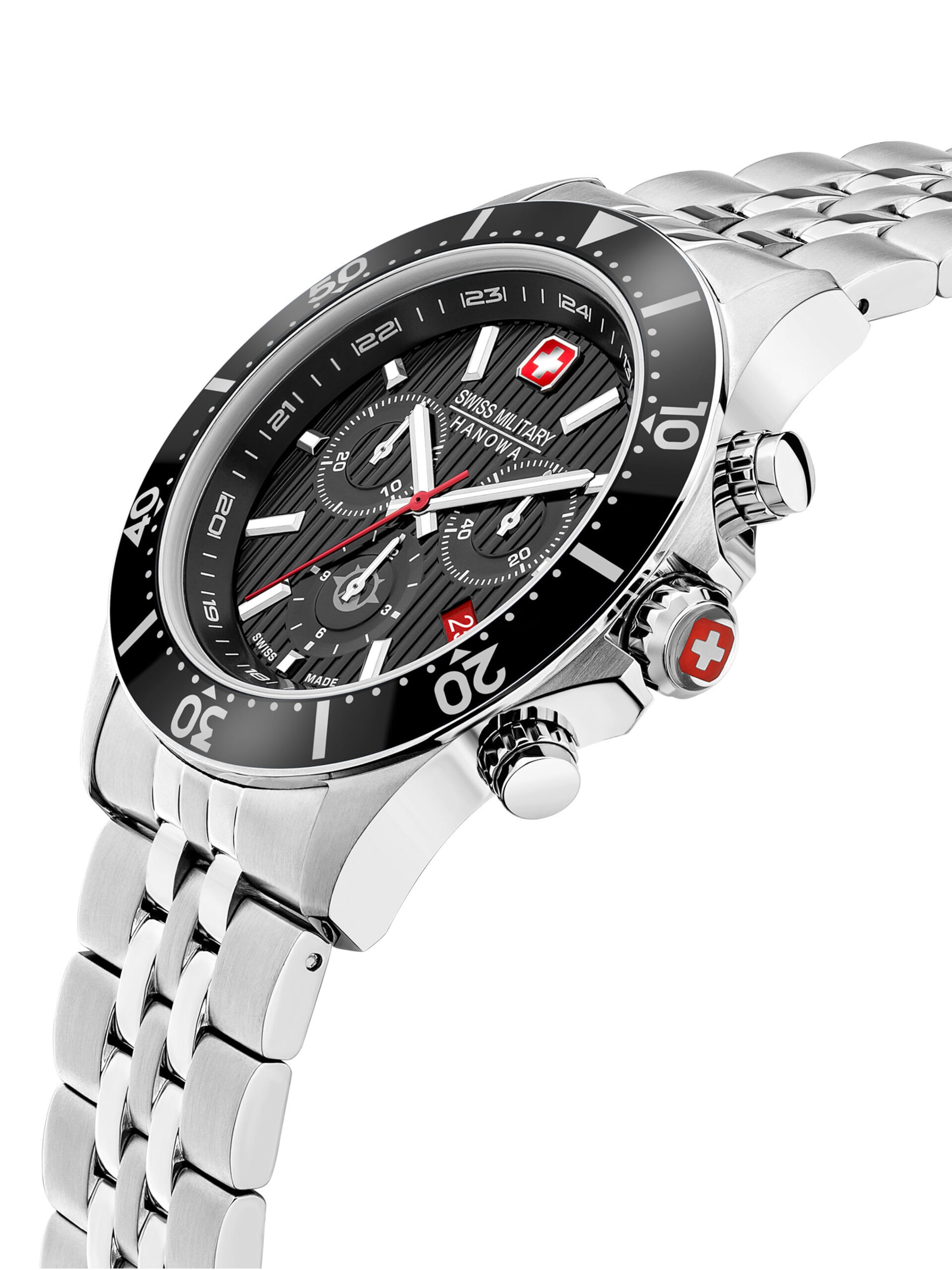 SWISS MILITARY HANOWA Analoog horloge in Zilver