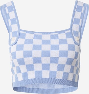 florence by mills exclusive for ABOUT YOU Knitted top 'FroYo' in Blue: front