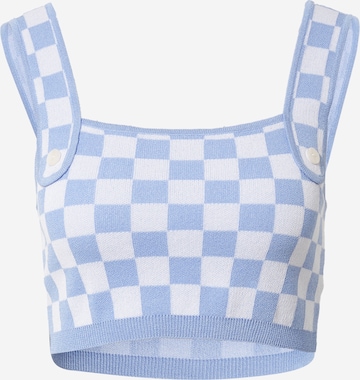florence by mills exclusive for ABOUT YOU Knitted top 'FroYo' in Blue: front