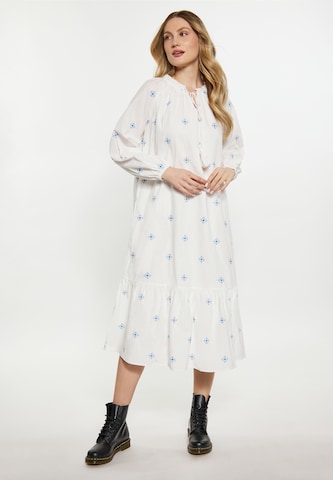 Robe DreiMaster Vintage en blanc : devant