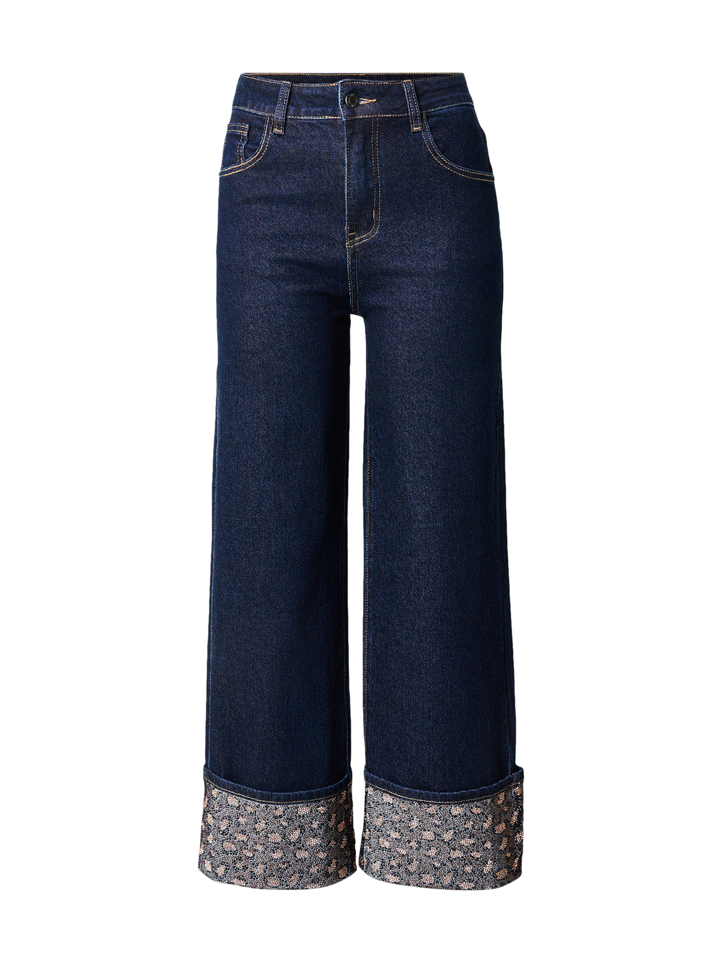 miss goodlife Džinsi, krāsa - tumši zils, Preces skats