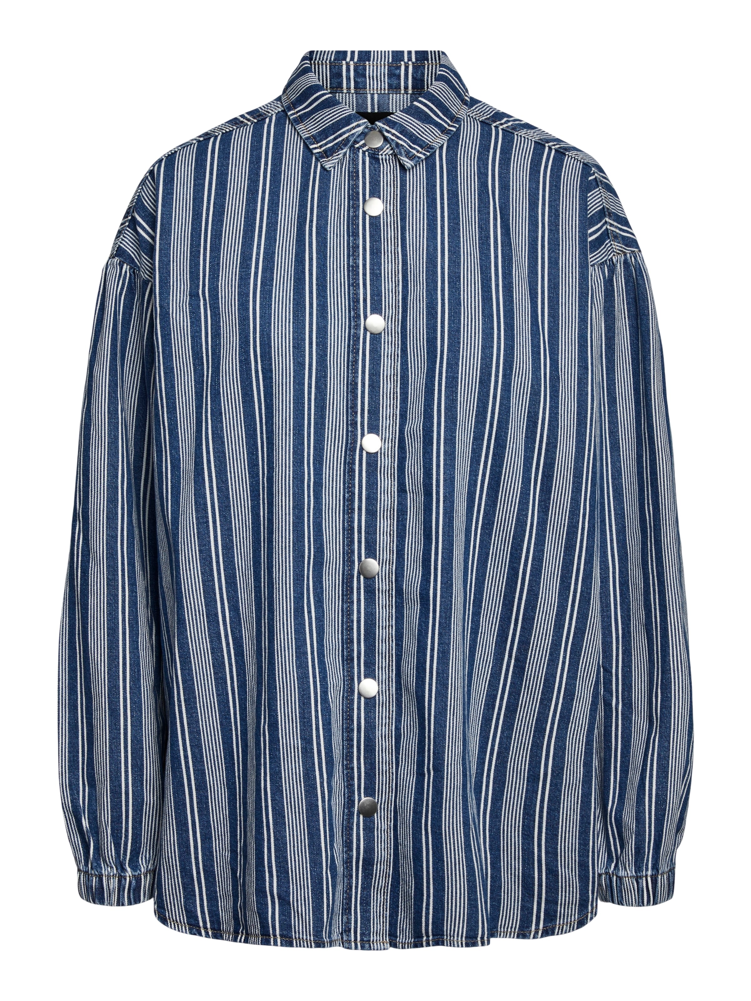 zils PIECES Blūze 'JUBEL': no priekšpuses