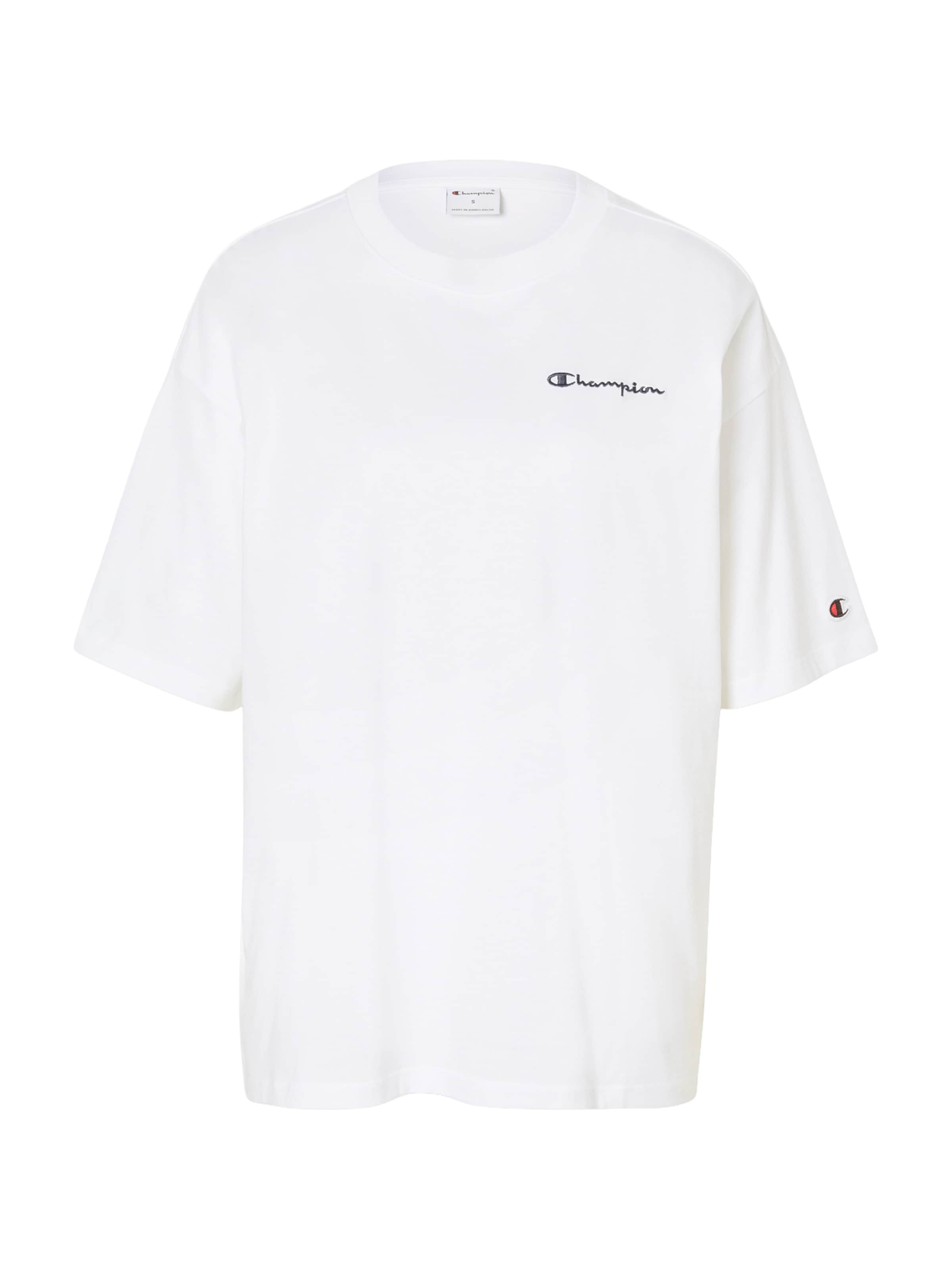 Champion Shirt in Wit: voorkant