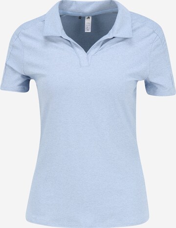 adidas Golf Sportshirt in Blau: front