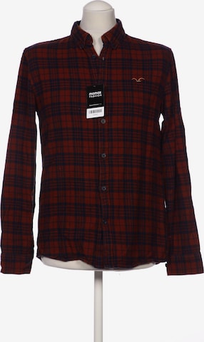 Cleptomanicx Button Up Shirt in M in Brown: front